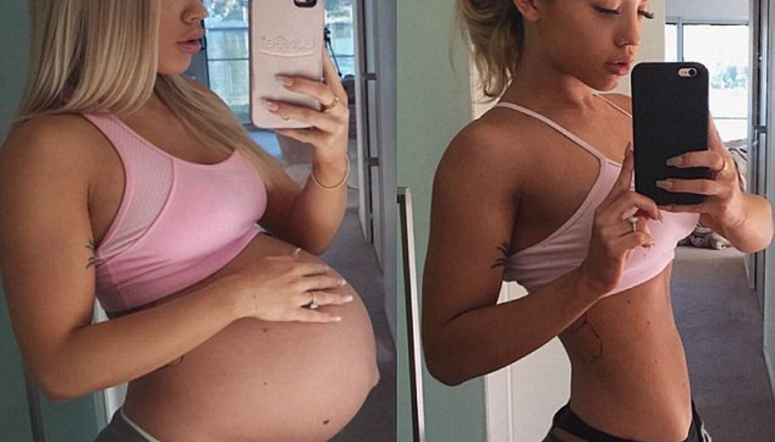 Doğumdan 2 ay sonra sıfır beden oldu
