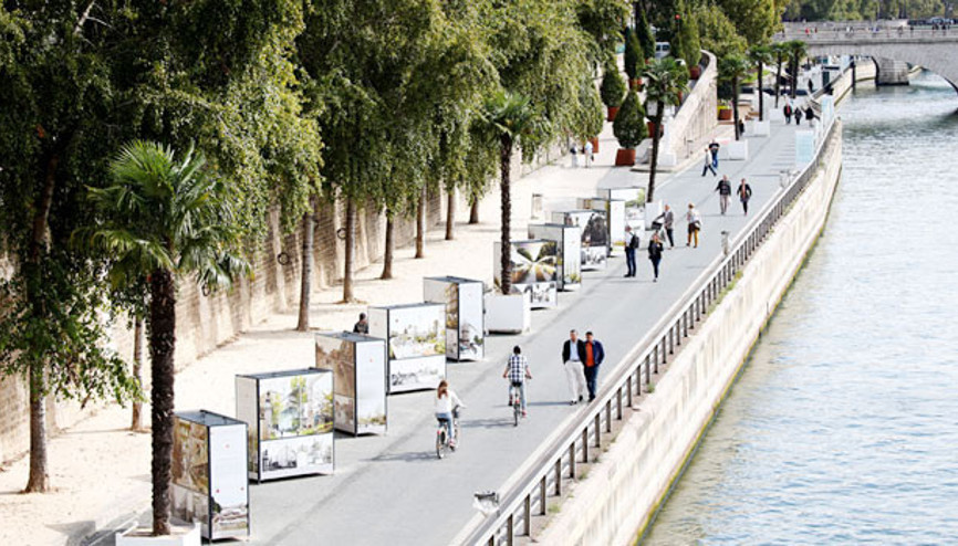 Seine Nehri kıyısı artık yayaların