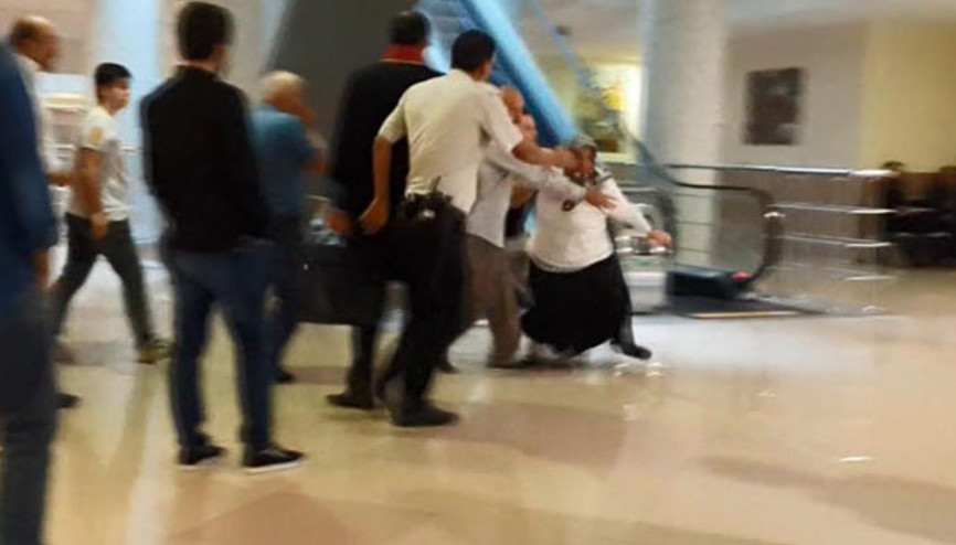 Adliye koridorunda kavga