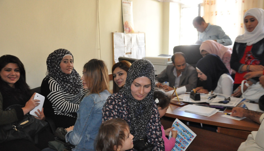 Suriyeli öğretmen adaylarına mülakat sınavı