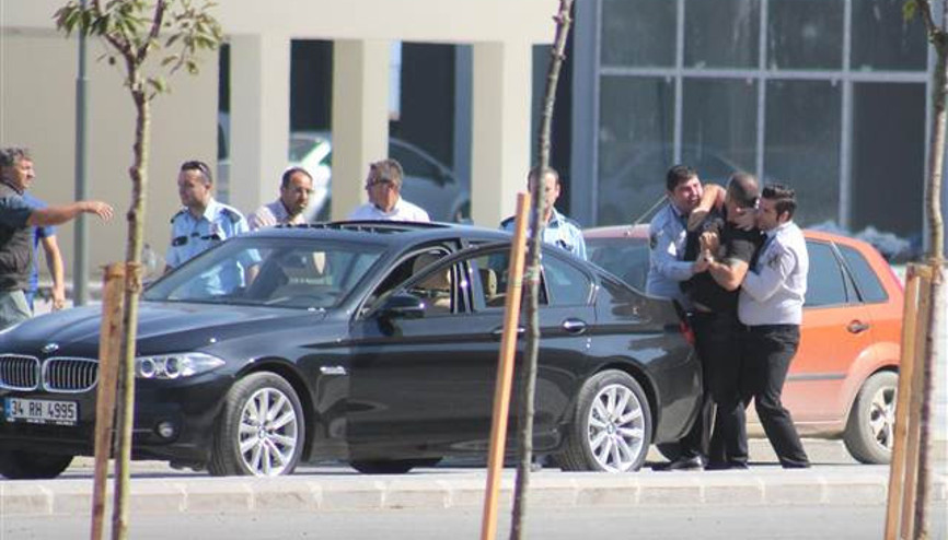 Akyazı Stadında canlı yayın kavgası