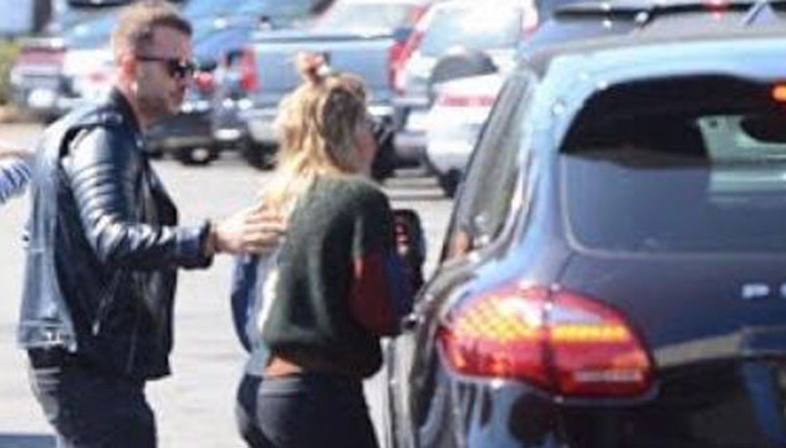 Özgür Teke Hilary Duff ile paparazzilere yakalandı