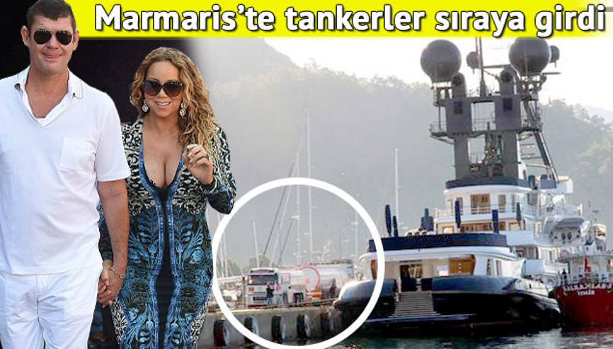 Mariah Careyin nişanlısının lüks yatı Marmariste