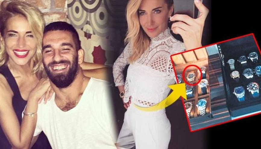 Burcu Esmersoy, Arda Turana saatini gönderdi