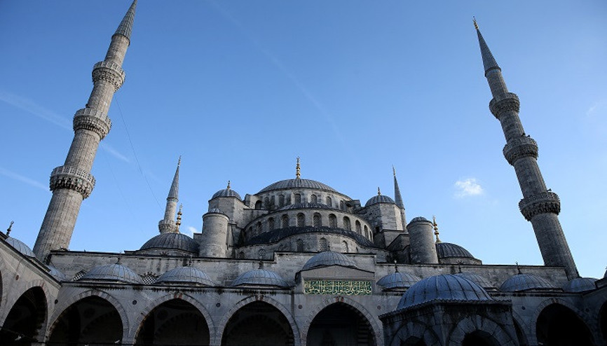 Sultanahmet Camiinin 400 yıllık minaresi yeniden örüldü