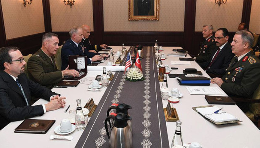 Akar ile Dunford Suriye ve Irakı görüştü