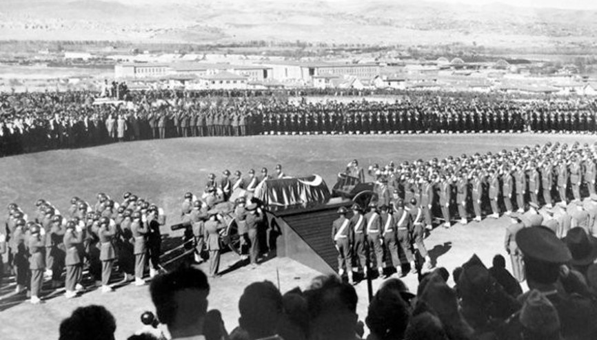 Atatürkün cenazesinden hiç görülmeyen fotoğraflar