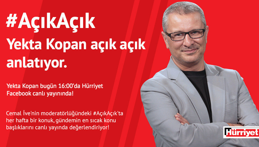 Yekta Kopan canlı yayında #AçıkAçık sorularınızı yanıtlıyor