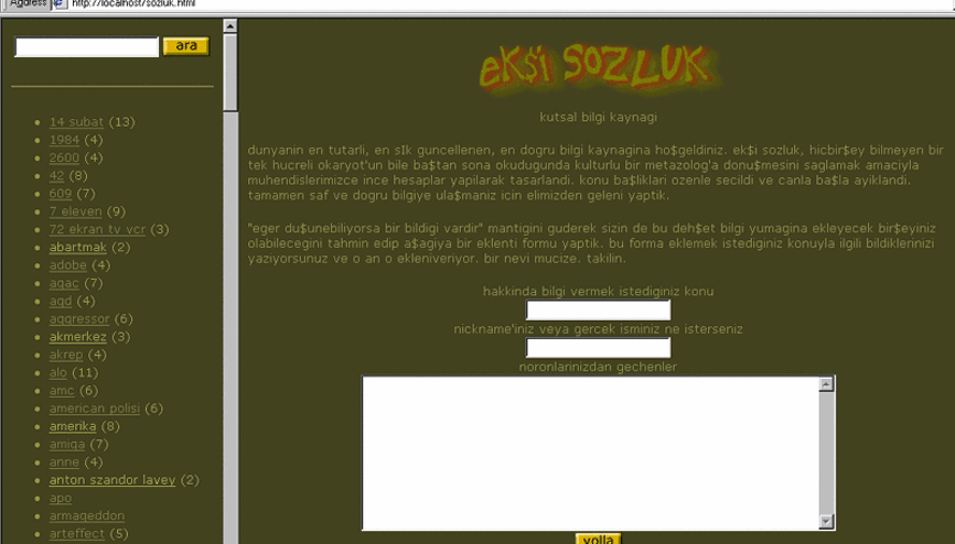 Sen de mi Google Ünlü sitelerin ilk halleri