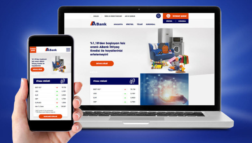 ABank web sayfasını yeniledi