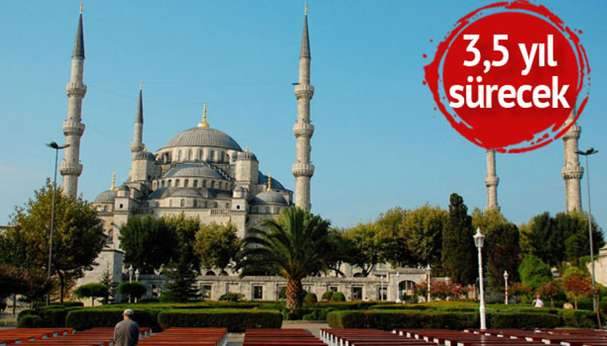 Sultanahmet Camisi tarihinin en kapsamlı restorasyonuna alınacak