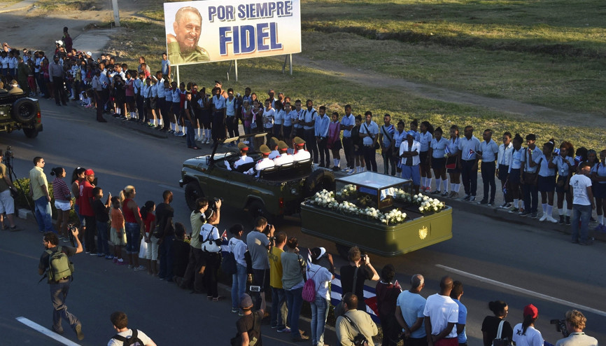 Fidel Castronun cenaze töreninden kareler