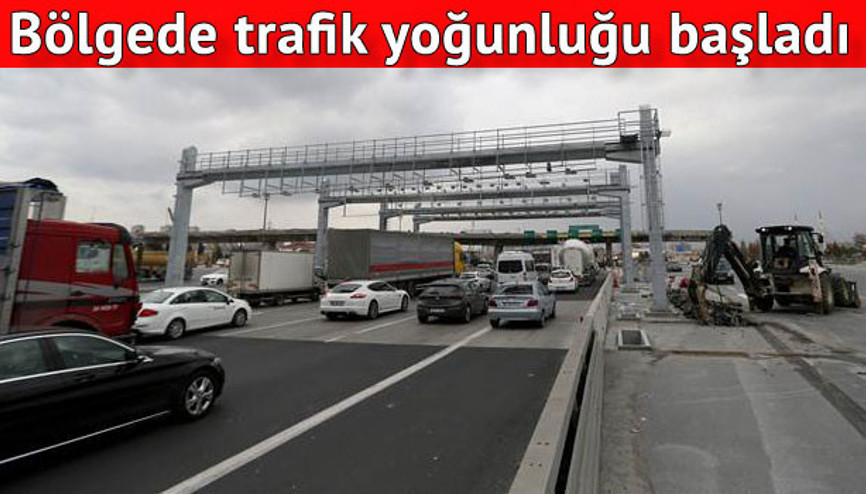 Mahmutbey gişeleri yıkılıyor