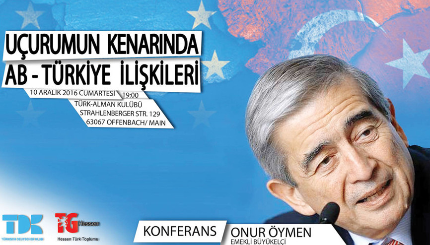 Öymen, Frankfurt’ta Türkiye’yi anlatacak