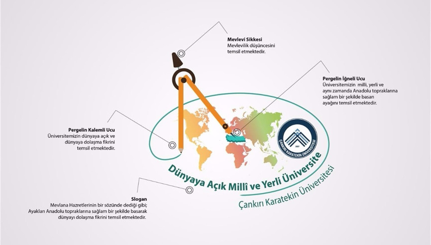 Çankırı Karatekin Üniversitesi’nin yeni logosu ÇAKÜ
