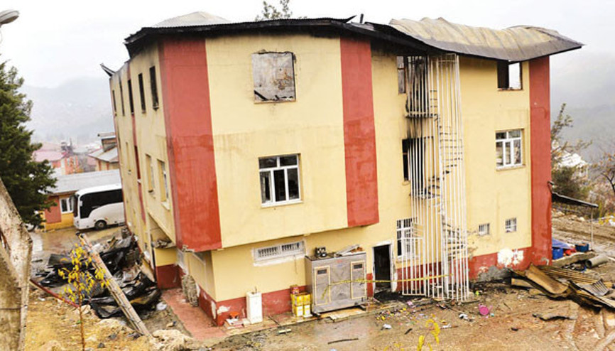 Aladağdaki yurtta kaçak kreş de varmış