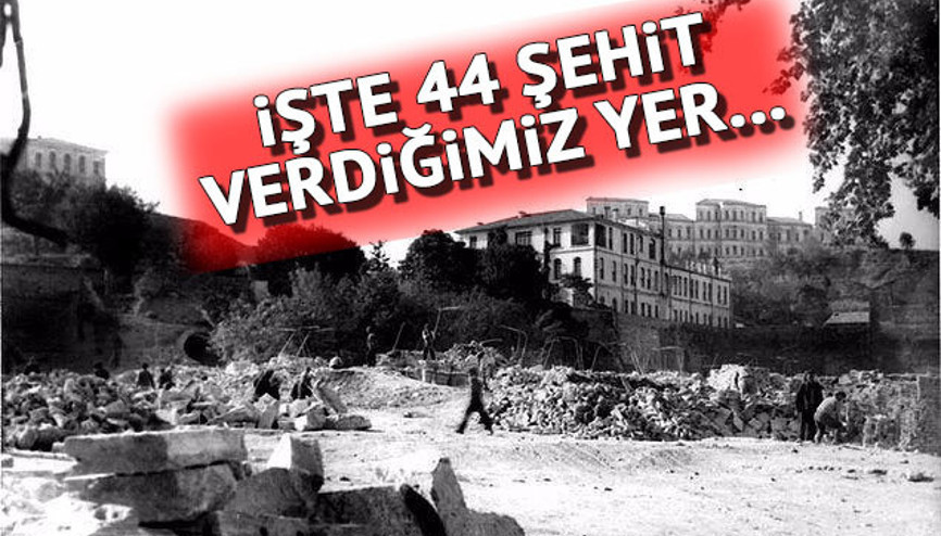 Şehitler Tepesinin tarihi fotoğrafları