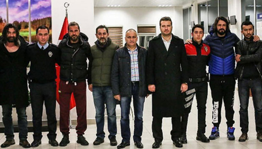 Diriliş Ertuğrul ekibinden anlamlı ziyaret