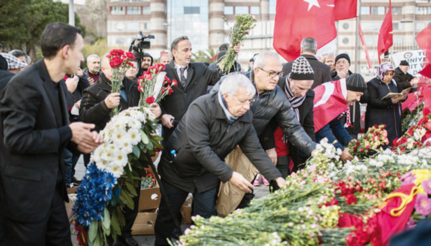 Şehitler Tepesinde kayseriye dua