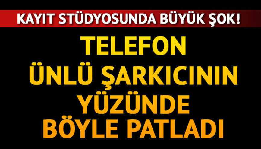 Kayıt stüdyosunda büyük şok