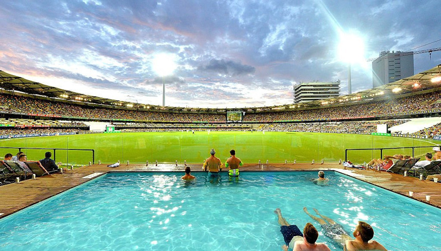 Havuz partisi değil kriket maçı