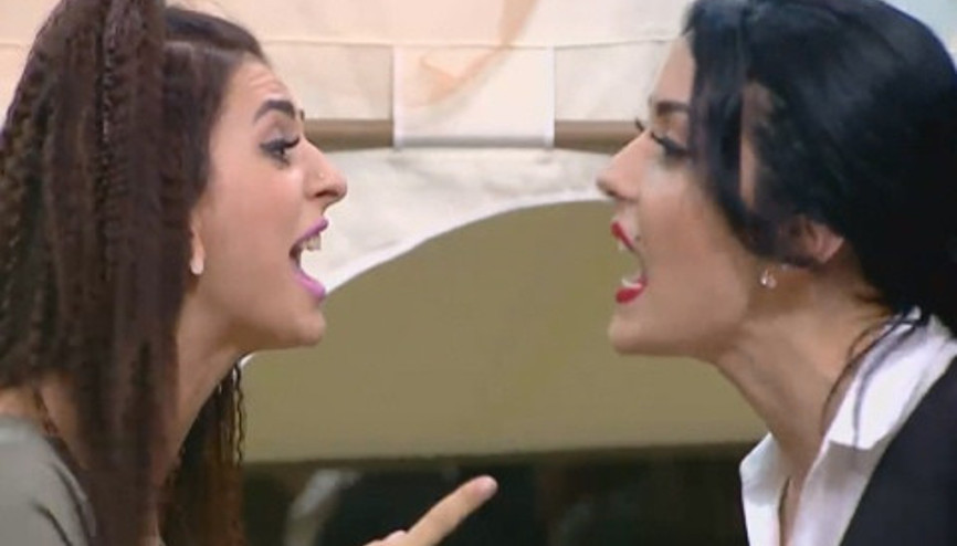 Gamze ve Hazal arasında büyük kavga