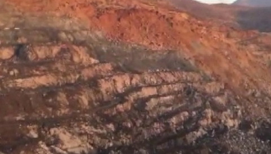 Siirt Şirvanda maden faciasının olduğu alan gündüz görüntülendi Siirt Şirvanda maden faciasının olduğu alan gündüz görüntülendi