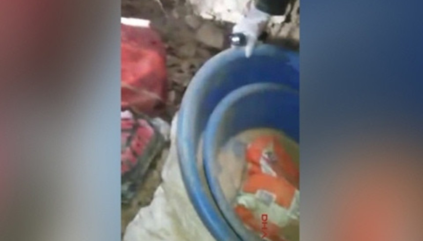 Diyarbakır Kulp kırsalında PKKlıların 5 odalı büyük sığınağı bulundu