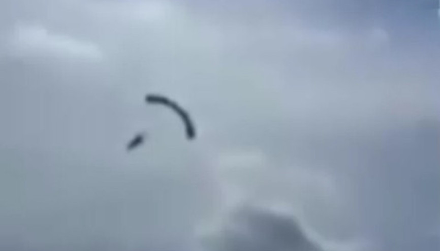 Paraşütçünün feci ölümü