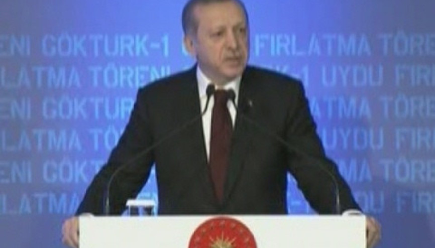 Cumhurbaşkanı, Göktürk-1 uydusunun fırlatılış töreninde konuştu Cumhurbaşkanı, Göktürk-1 uydusunun fırlatılış töreninde konuştu
