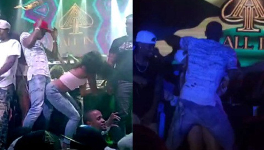 Boltun seksi dansı kameralara takıldı