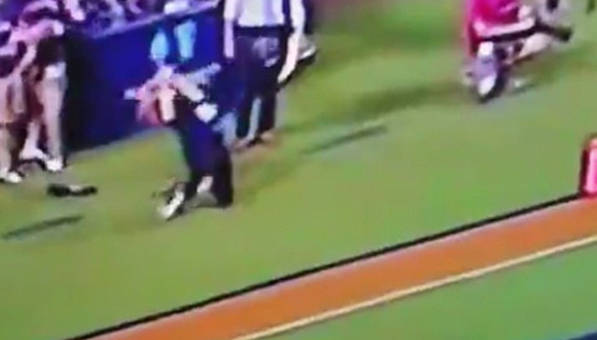 Amerikan futbolu karşılaşmasında talihsiz olay