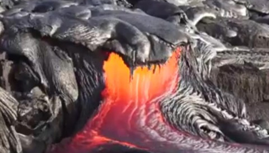 Hawaiideki Kilauea yanardağ böyle görüntülendi