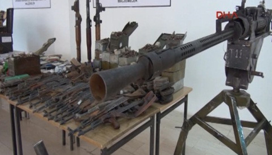 Operasyonlarda ele geçirilen malzemeler şoke etti