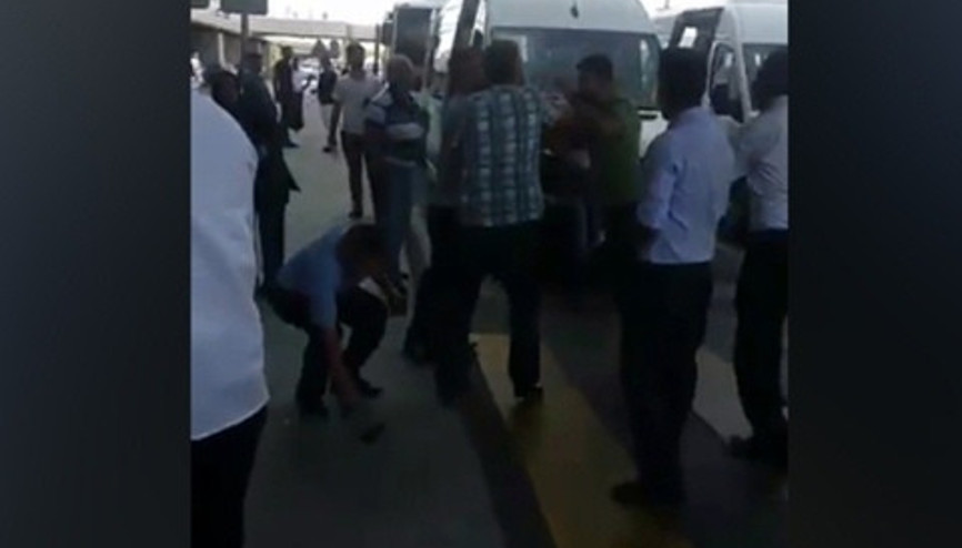 Dev havalimanında hanutçu kavgası Dev havalimanında hanutçu kavgası