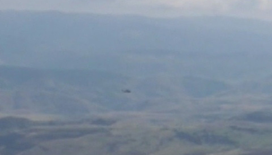 Giresundaki askeri helikopter düşmeden dakikalar önce görüntüledi
