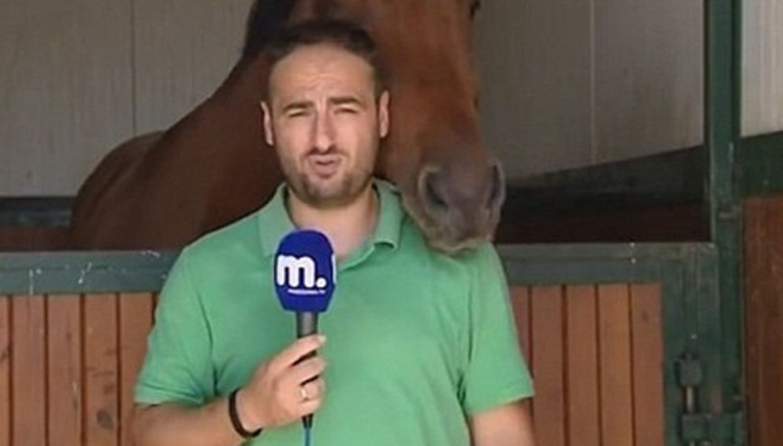 Muhabirin zor anları