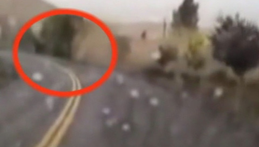 Polisten kaçarken kaza yaptı