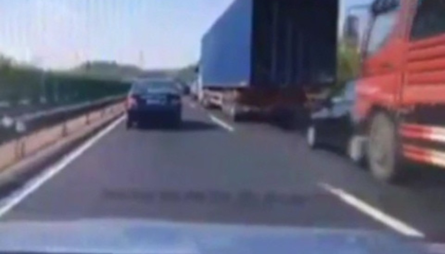 Otomobil böyle preslendi