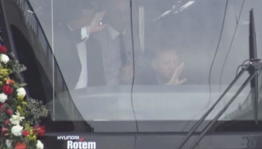 Cumhurbaşkanı Erdoğan vatman koltuğunda