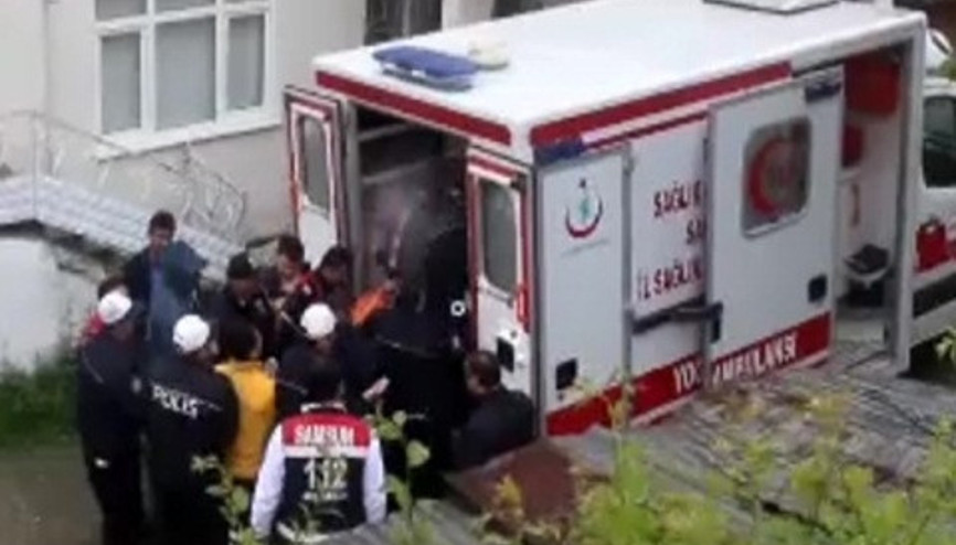 300 kiloluk cinsel istismar zanlısı ambulansla gözaltına alındı
