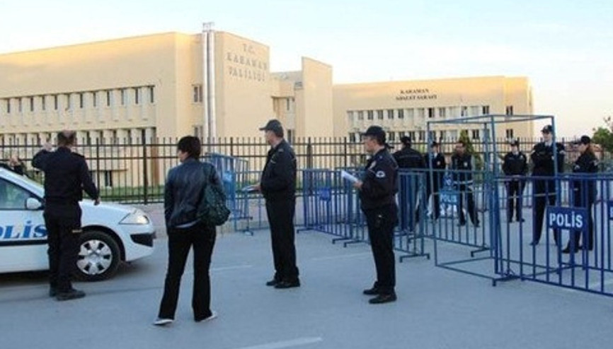 Karamanda cinsel istismar davası için yoğun güvenlik önlemi Karamanda cinsel istismar davası için yoğun güvenlik önlemi