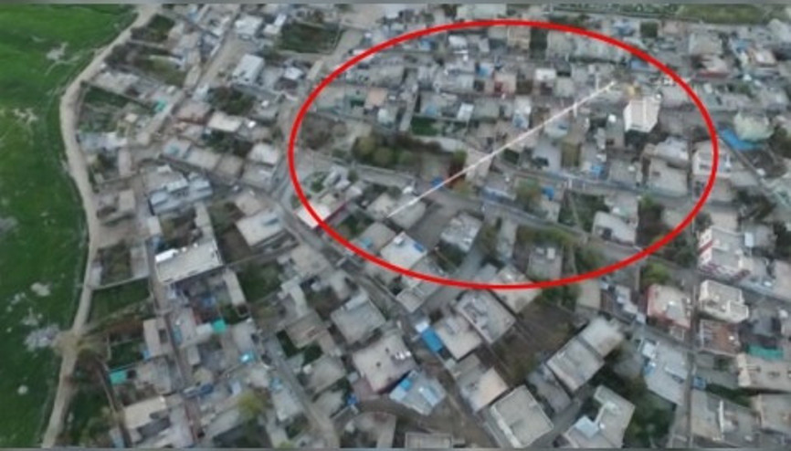 Nusaybin’de teröristler görüntü alan İHAya ateş açtı
