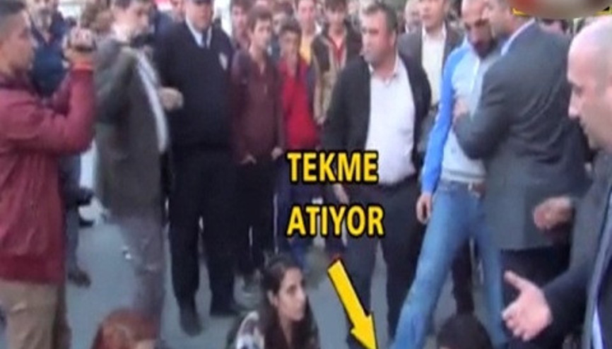 Kadına şiddet eyleminde şiddet