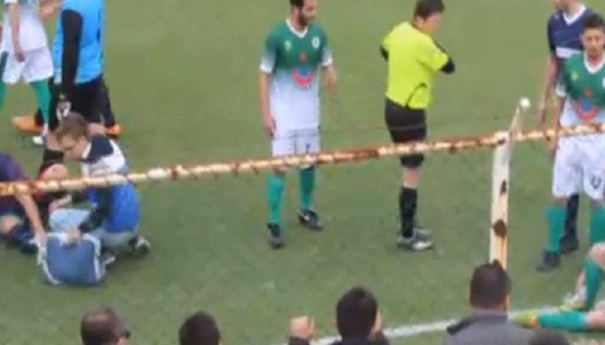 Sahada başladı karakolda bitti