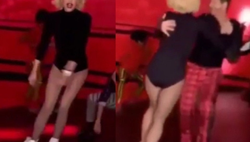 Gwen Stefani klibinde dublör kullandı