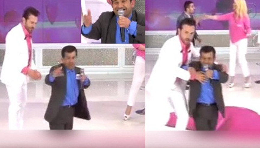 Damat adayı canlı yayını karıştırdı