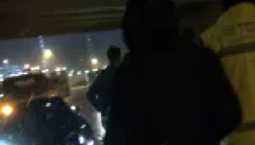 Kaza yapan Caner Erkin’den basın mensubuna küfür