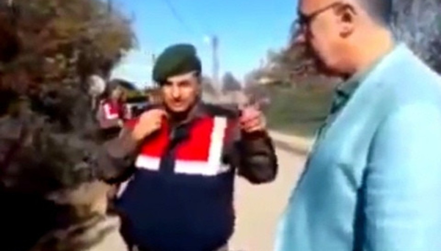 Belediye Başkanı ile jandarma komutanının tartışması sosyal medyayı salladı