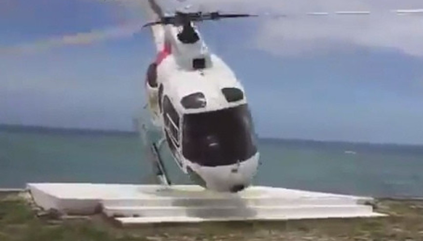 Helikopterin dehşet anları